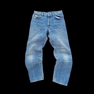 Vintage Lee Riders Jeans Women's Made In USA 80s Union Made 28x28 Distressed